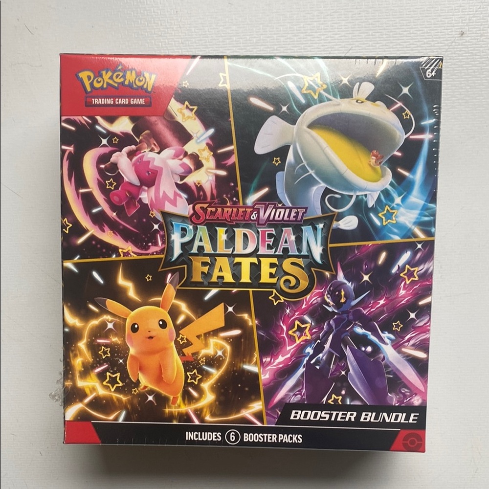 BRAND NEW Pokemon Paldean Fates Booster Bundle - Sealed with packs